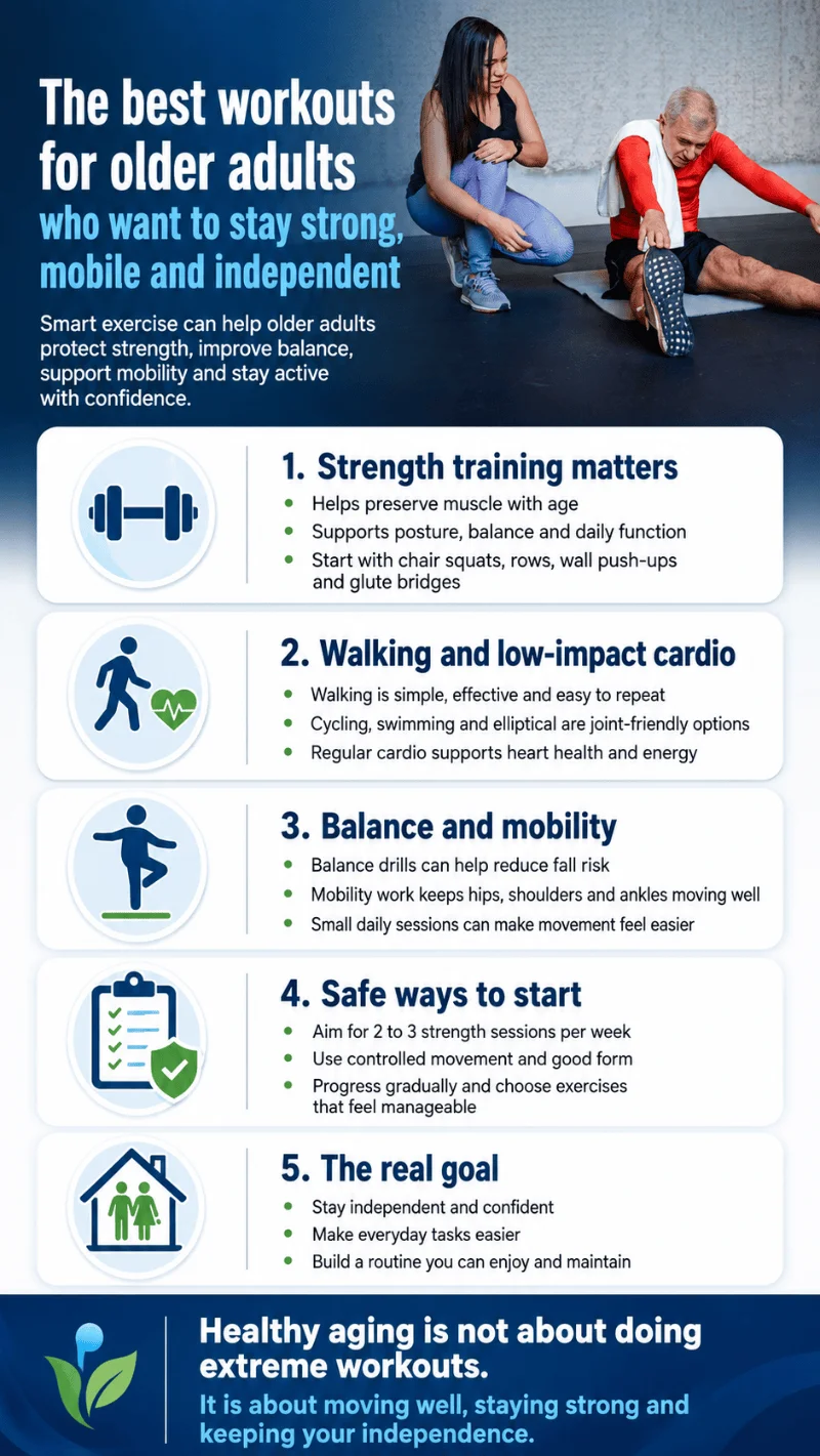 The best workouts for older adults who want to stay strong, mobile and ...